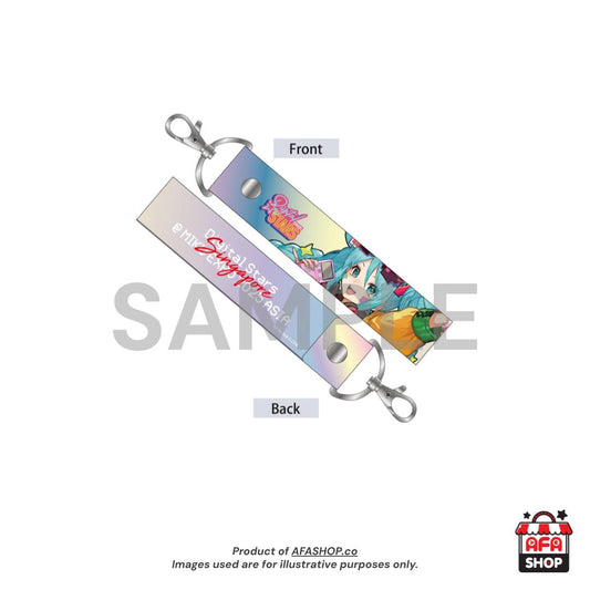 Digital Star @ MIKU EXPO 2025 ASIA Iridescent PVC Keychain (Singapore)