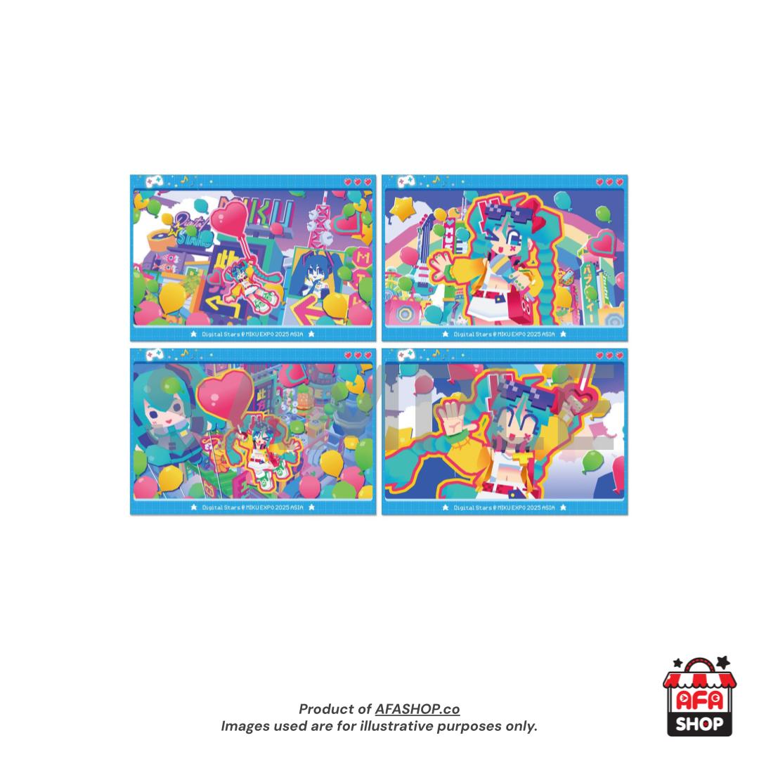 Digital Star @ MIKU EXPO 2025 ASIA Postcard Set of 4 (2 Types)