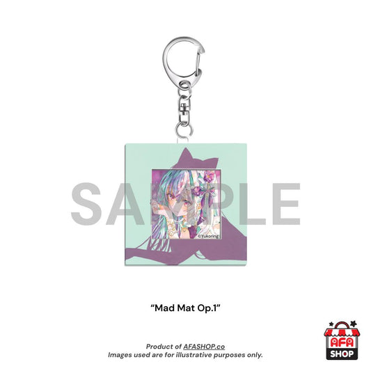 "Mad Mat Op.1" Mini Frame Acrylic Keyholder (Art by Yukoring)