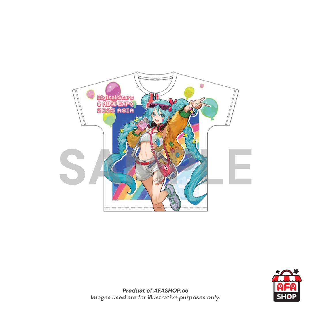 Digital Star @ MIKU EXPO 2025 ASIA All-Over Print T-Shirt (Art by lack)