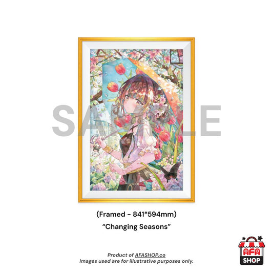 A1 Framed Print - "Changing Seasons" Reproduction Artwork (Art by Yukoring)