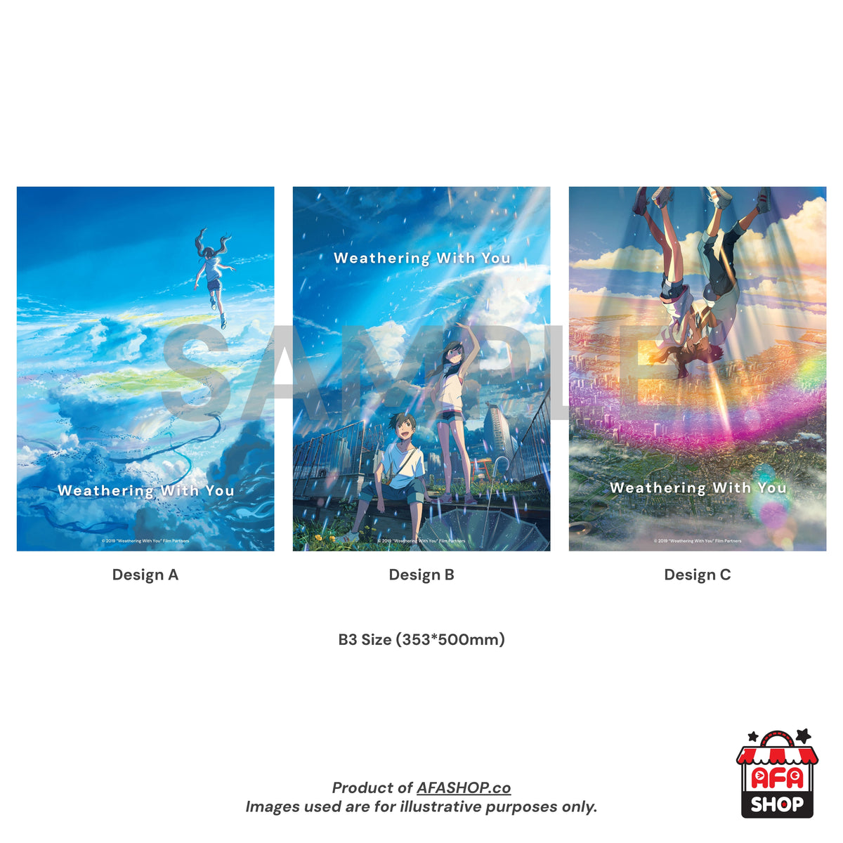 Weathering With You B3 Poster