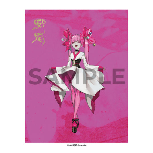 躑躅 TSUTSUJI - A1 Canvas Print (Art by LAM)