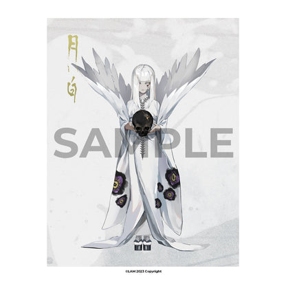 月白 GEPPAKU - A1 Canvas Print (Art by LAM)