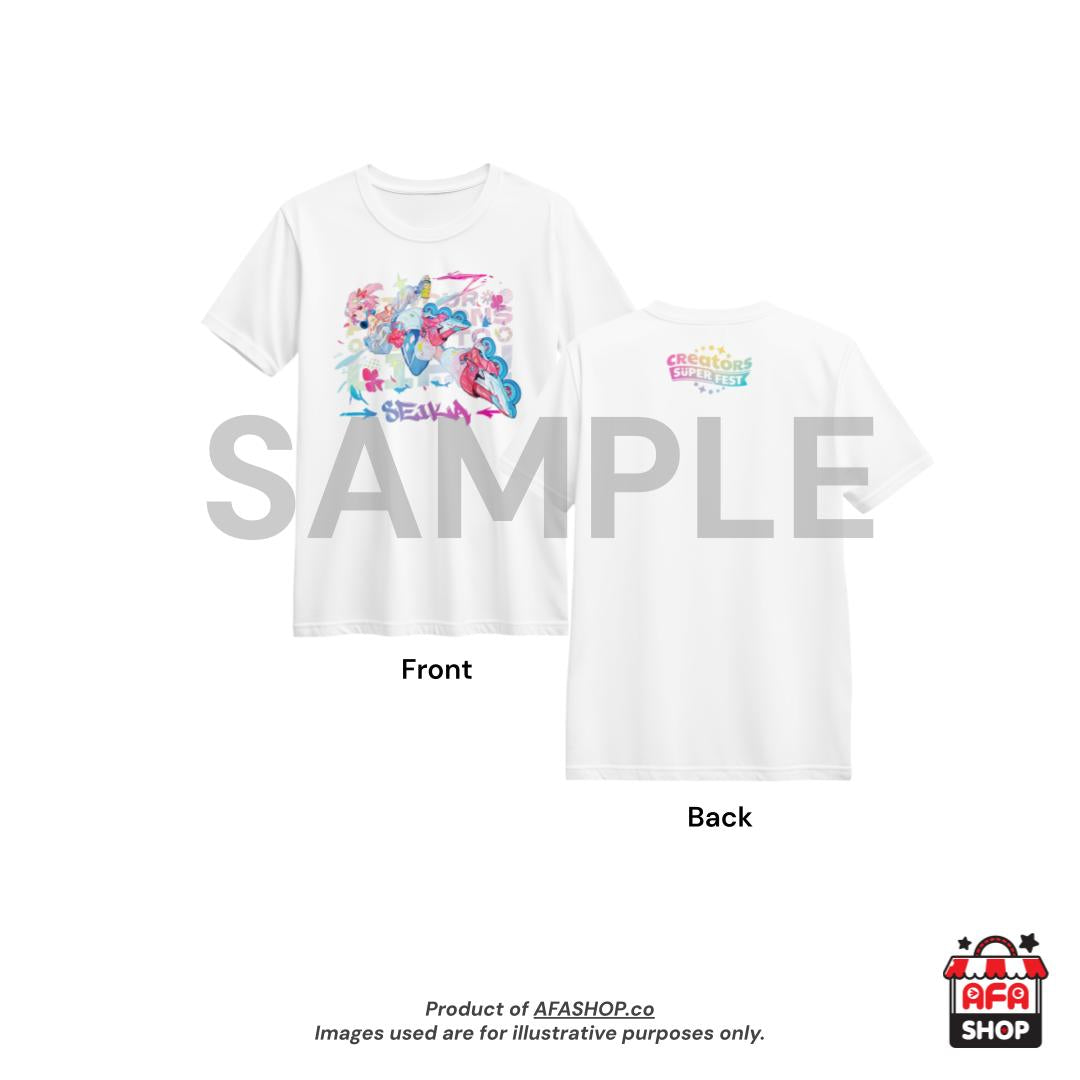 CSF26 x lack Seika Oversize T-Shirt White