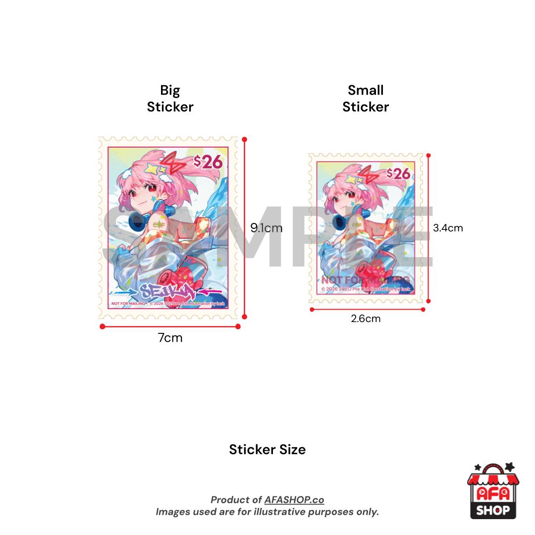 CSF26 x lack Seika Postcard Set (with 2 stamp stickers)