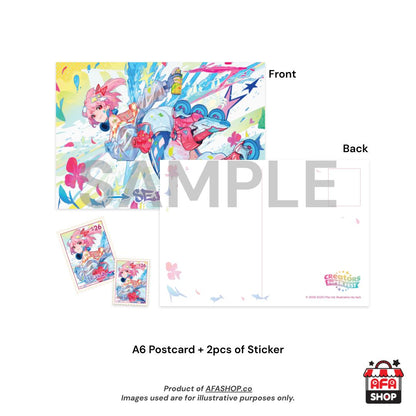 CSF26 x lack Seika Postcard Set (with 2 stamp stickers)