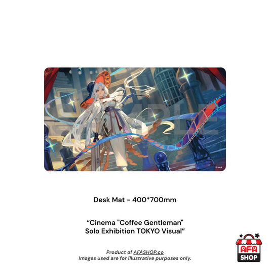 Cinema "Coffee Gentleman" Solo Exhibition Deskmat (Art by lack)