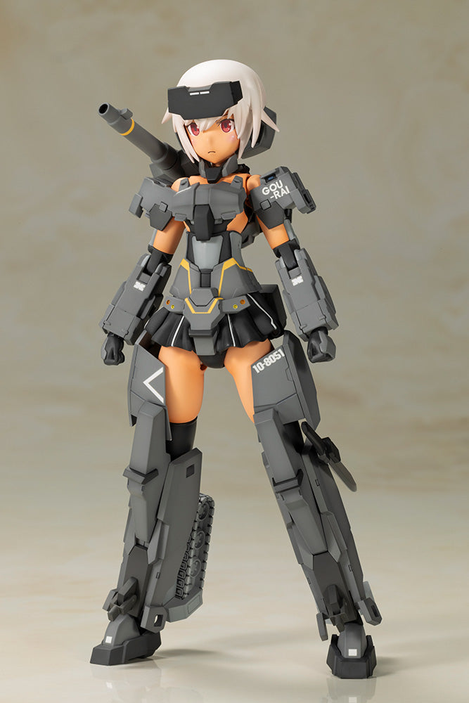 FRAME ARMS GIRL GOURAI-KAI [BLACK] with FGM148 TYPE ANTI-TANK MISSILE FG154
