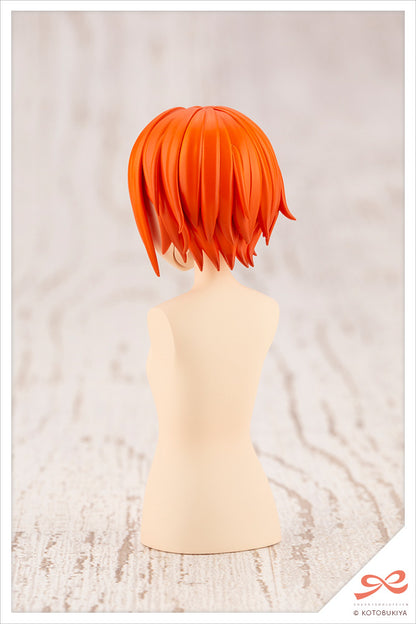 (JK013) AFTER SCHOOL SHORT WIG TYPE A ORANGE & PURPLE