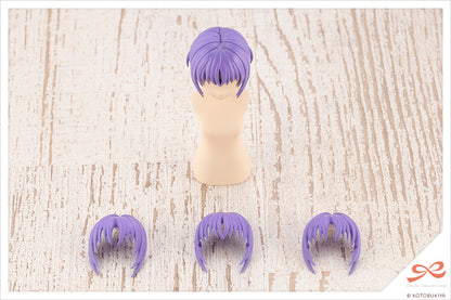 (JK013) AFTER SCHOOL SHORT WIG TYPE A ORANGE & PURPLE