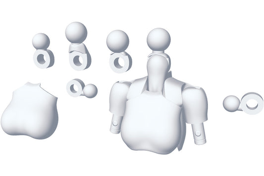 Megami Device M.S.G 01 TOPS SET WHITE | KP580