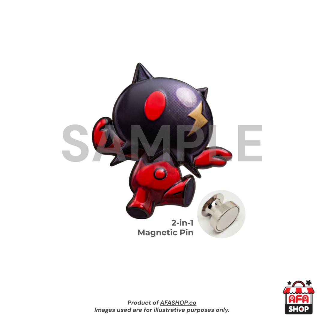 2-in-1 Relief Magnet Pin (Onikun) (Art by LAM)