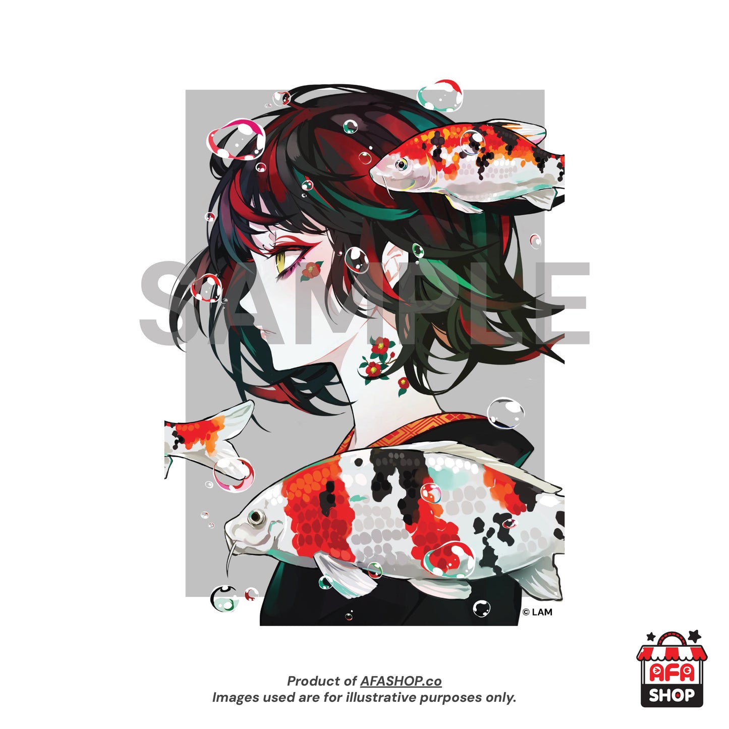 LAM Original - A3 Poster - 鲤 KOI