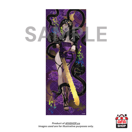 LAM Original - Custom Canvas Framed Print - 三毒「瞋」Three Poisons (Hatred)