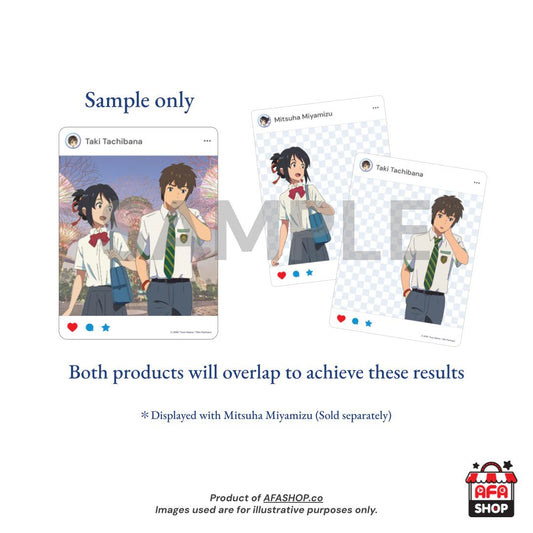 Your Name. Insta Style Acrylic Card (Taki Tachibana)