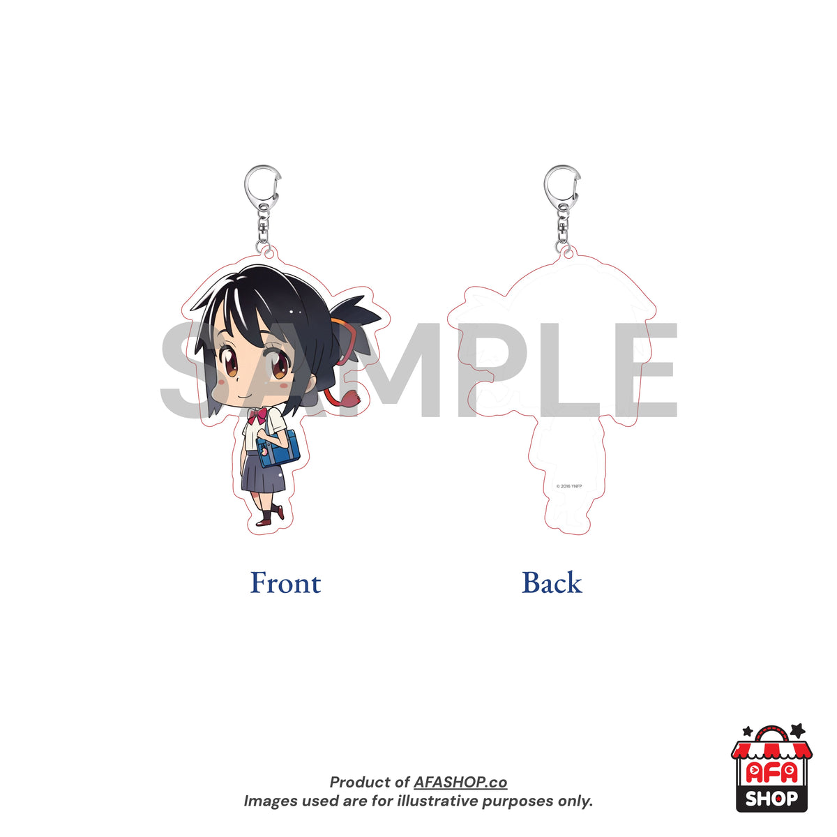 Your Name. Acrylic Charm (Chibi Mitsuha)