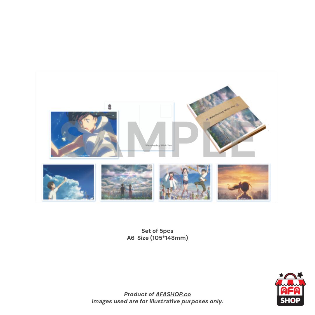 Weathering With You A6 Postcard Set of 5pcs