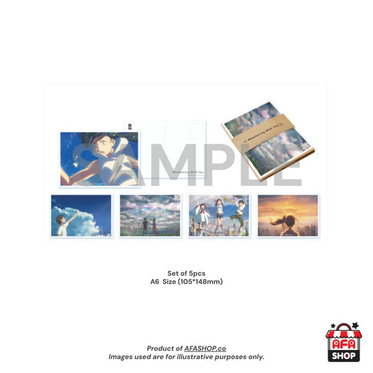 Weathering With You A6 Postcard Set of 5pcs