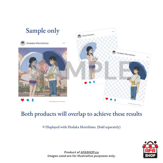 Weathering With You Insta Style Acrylic Card (Hina Amano)