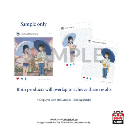 Weathering With You Insta Style Acrylic Card (Hodaka Morishima)