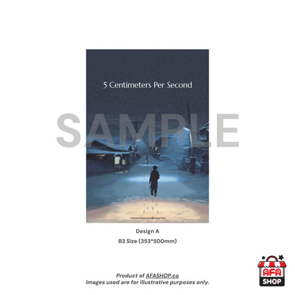 5 Centimetres Per Second B3 Poster
