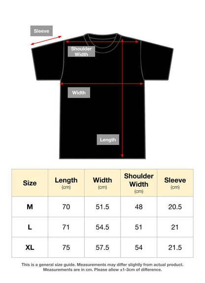 lack Original Artwork T-Shirt Black