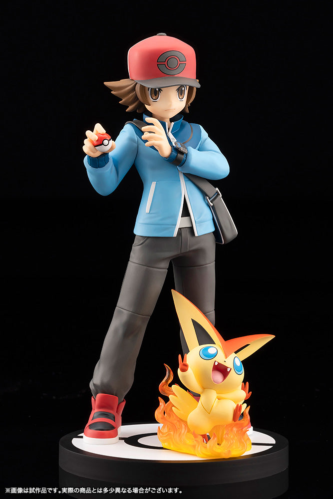 Pokémon TOUYA with VICTINI ARTFX J STATUE | Pokémon | PV302 - Image 2