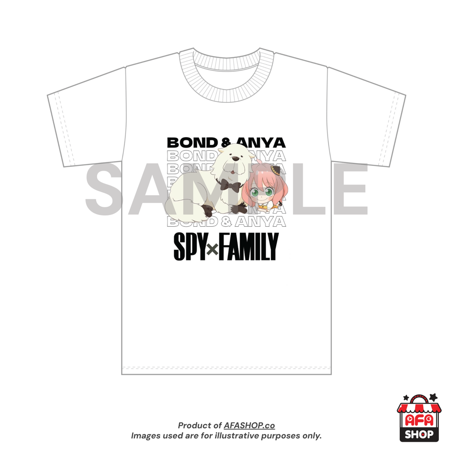 Spy x Family - White T-Shirt (Anya&Bond)