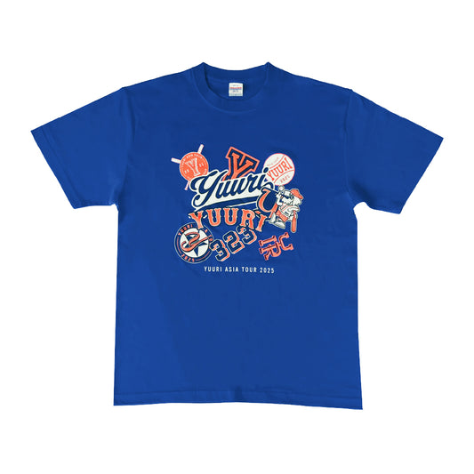 YUURI ASIA TOUR 2025 T-Shirt (Royal Blue)