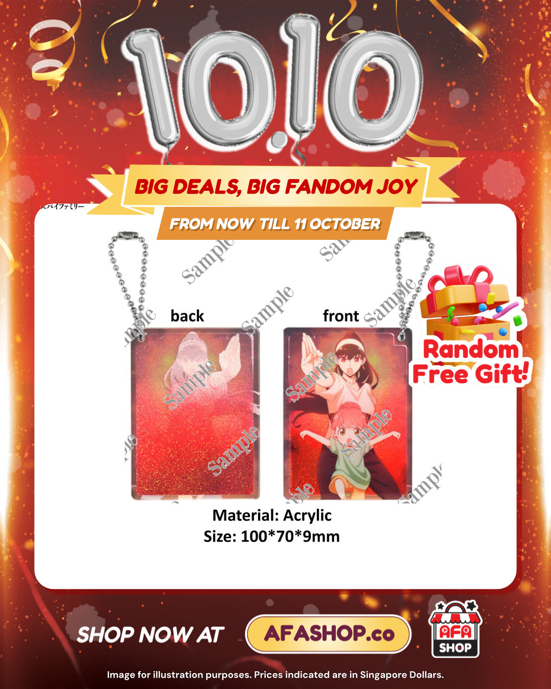 Spy X Family Quicksand Acrylic Keychain