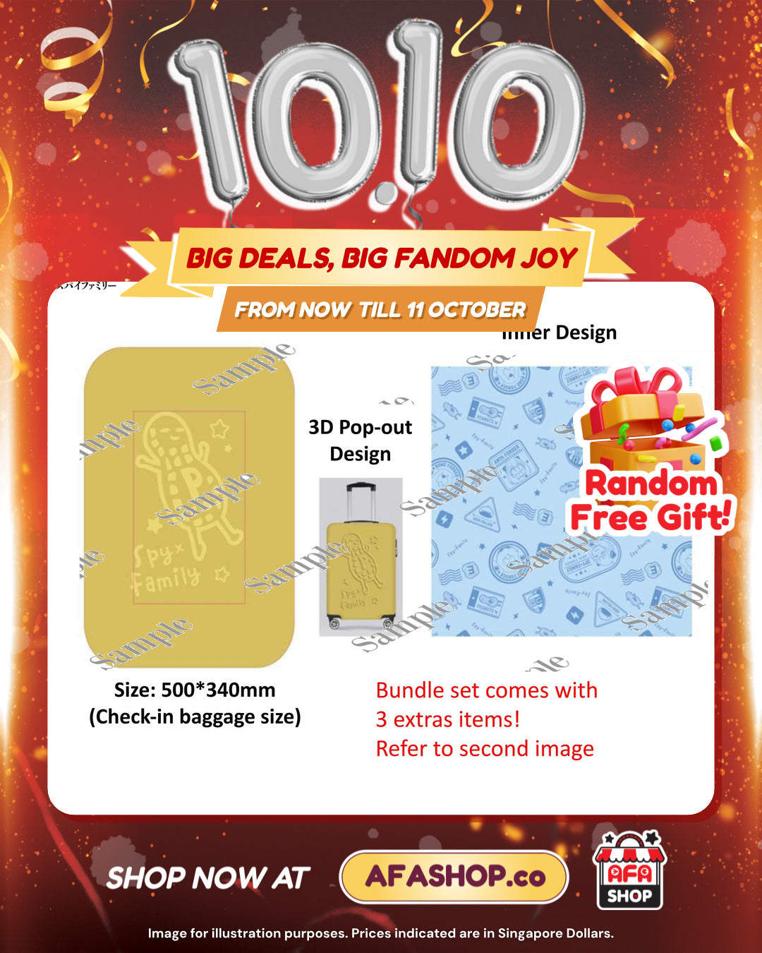 Spy X Family Luggage Bundle