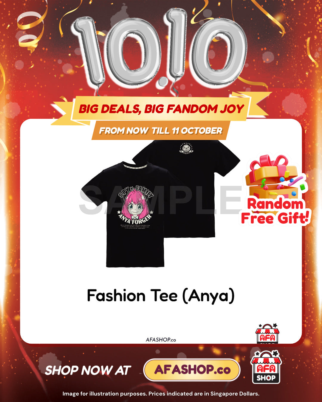 Anya Black Tee