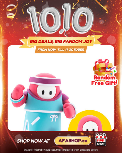 FALL GUYS Action Figure pack 02: Beach Ball/Rookie Costume PP993