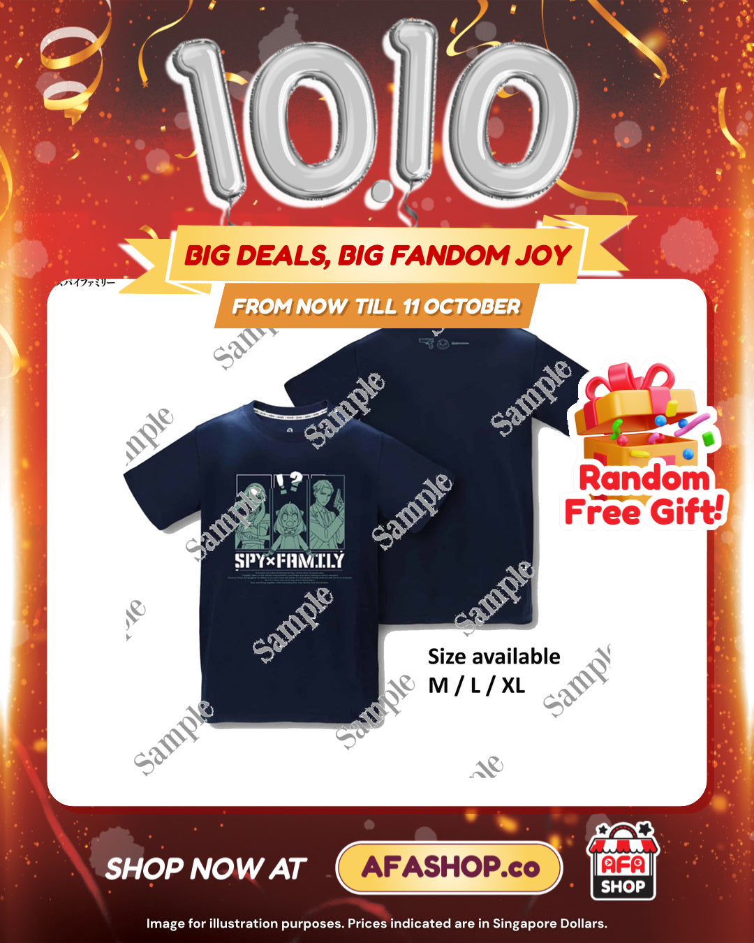 Spy X Family The Forger Family Navy T-Shirt