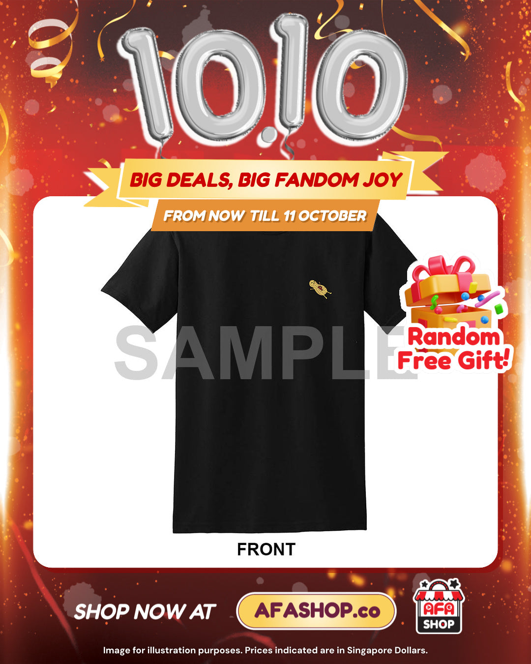 Spy X Family Anya Forger & Peanut Black T-Shirt - 1. 2. Small (S)