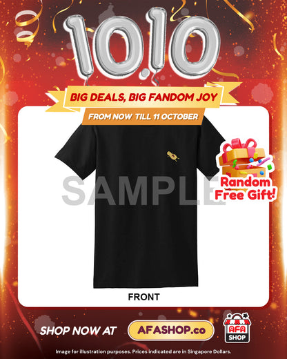 Spy X Family Anya Forger & Peanut Black T-Shirt - 1. 2. Small (S)