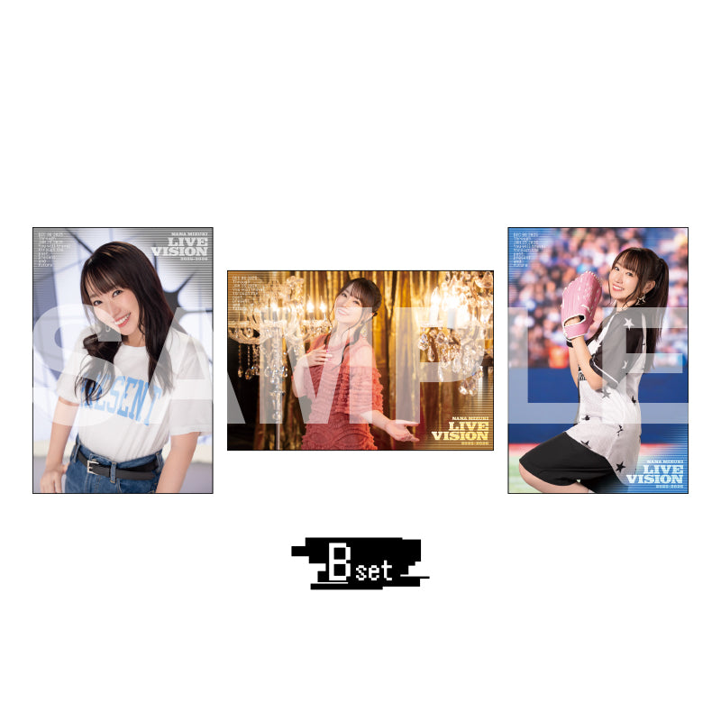 NANA MIZUKI LIVE VISION 2025-2026 3Pcs Postcard Set (3 Types)