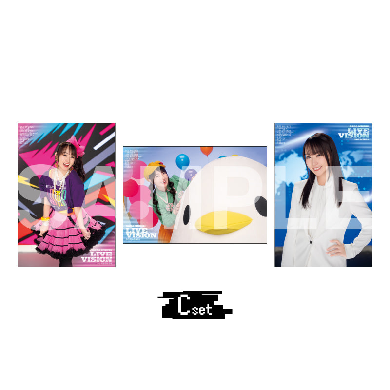 NANA MIZUKI LIVE VISION 2025-2026 3Pcs Postcard Set (3 Types)
