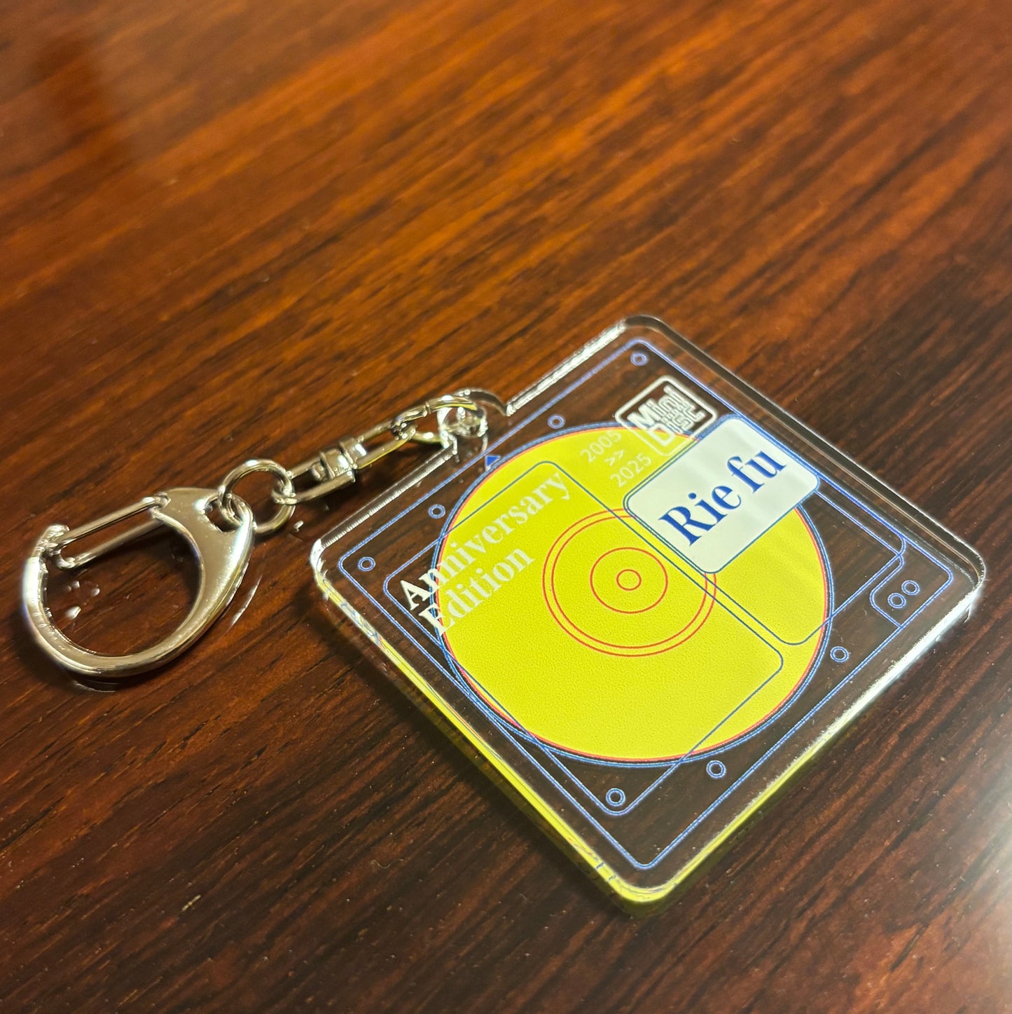 Rie fu charm keychain