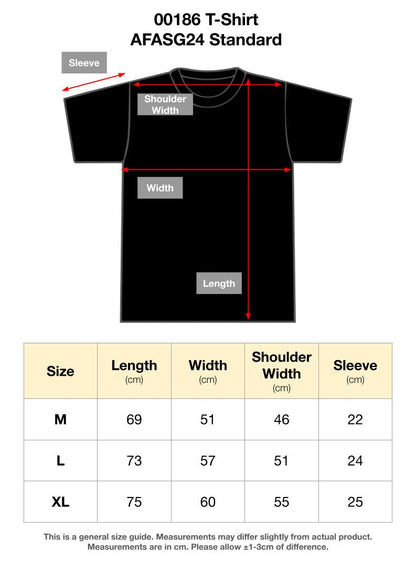 AFASG25 Chibi Seika T-Shirt (Black) - online exclusive