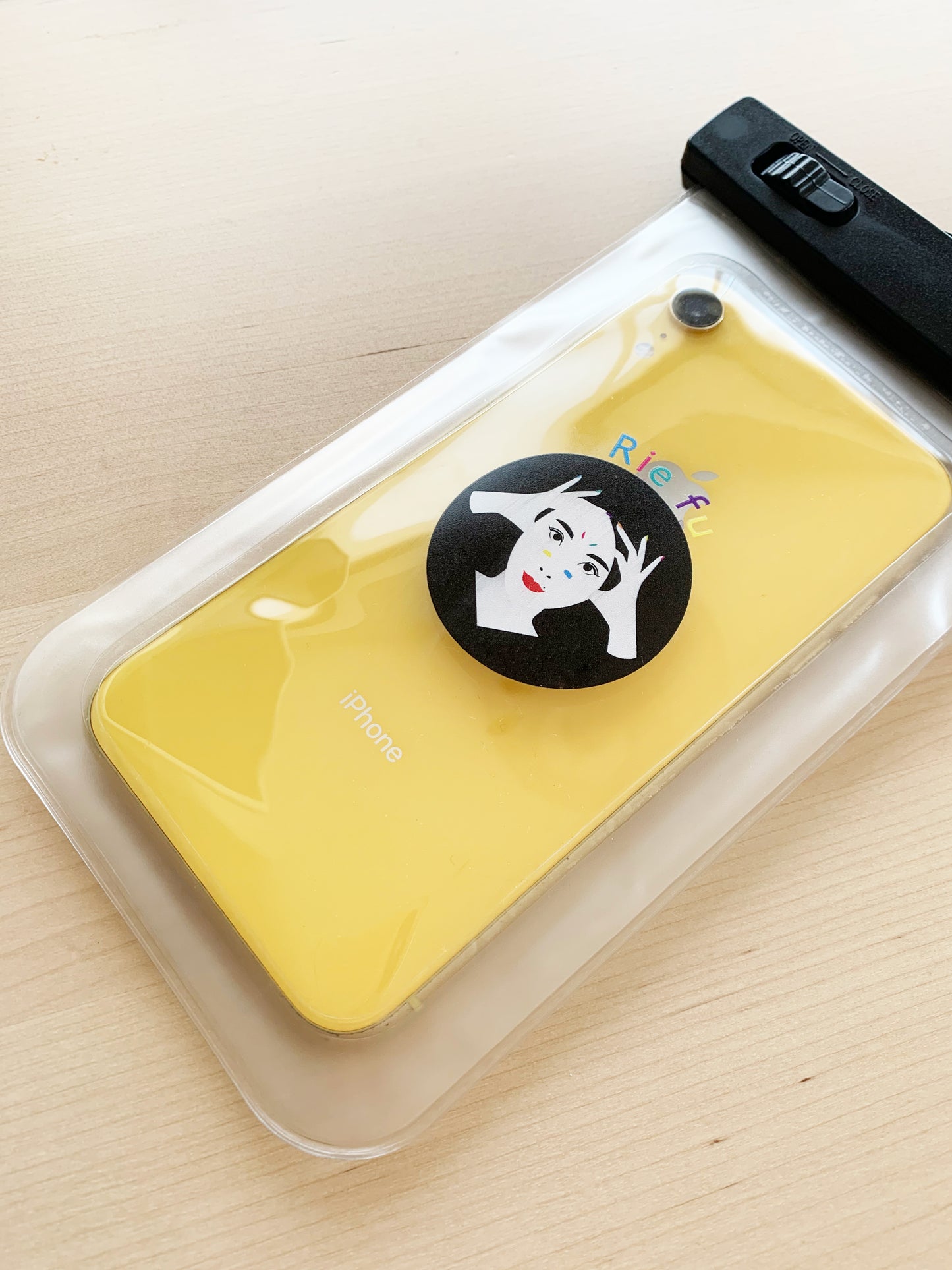 Rie fu waterproof phone case+strap
