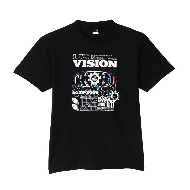 NANA MIZUKI LIVE VISION 2025-2026 T-Shirt A (Black)