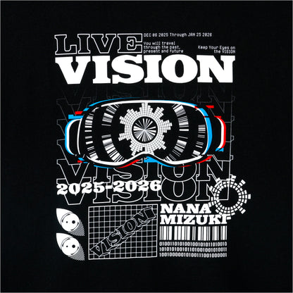 NANA MIZUKI LIVE VISION 2025-2026 T-Shirt A (Black)