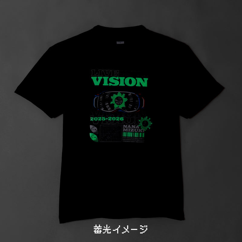 NANA MIZUKI LIVE VISION 2025-2026 T-Shirt A (Black)