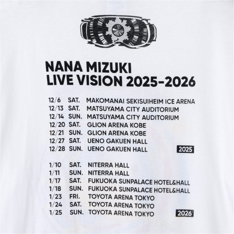 NANA MIZUKI LIVE VISION 2025-2026 T-Shirt B (White)