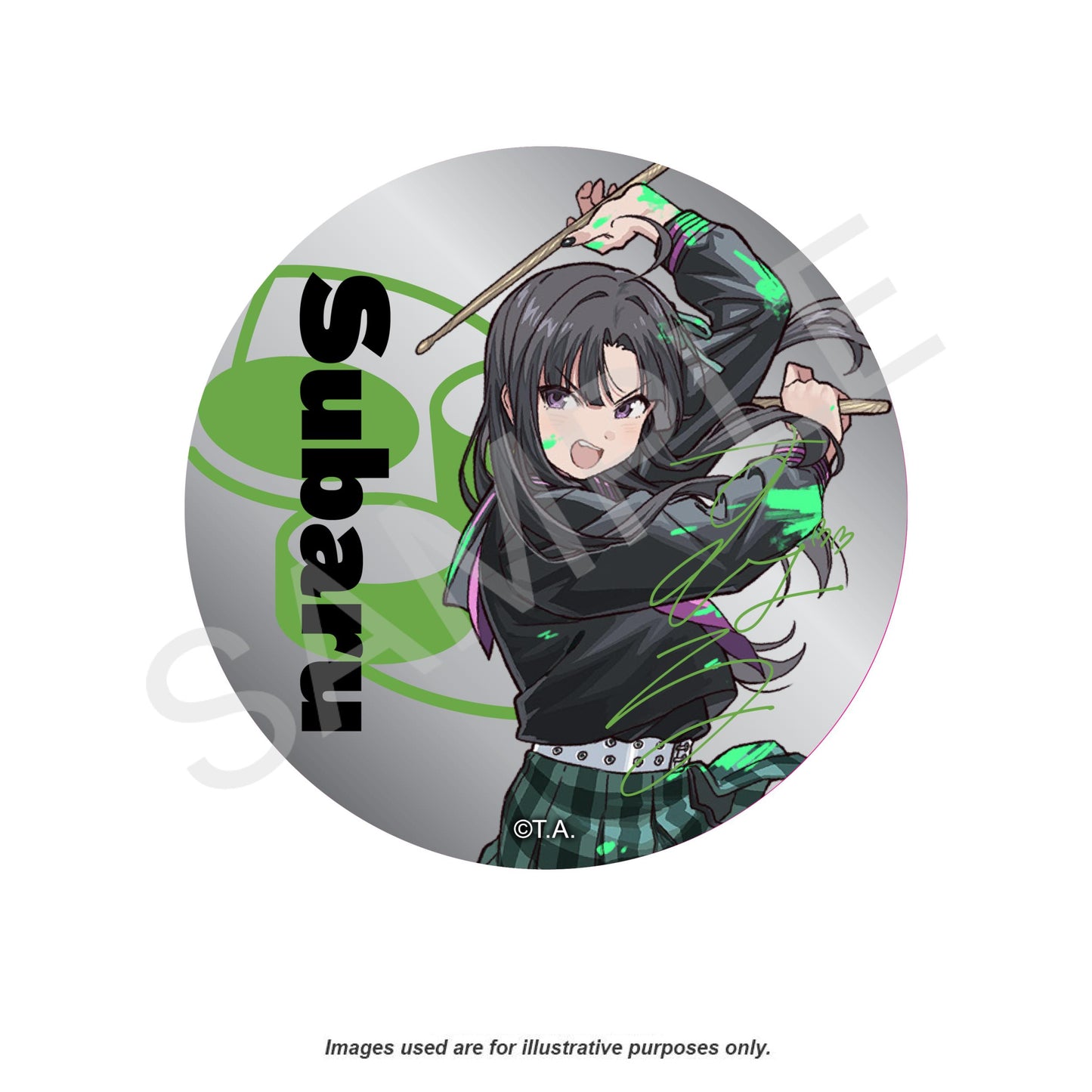 TOGENASHI TOGEARI "Rinne no Kotawari" Random Metallic Pin Badges (10 Types)